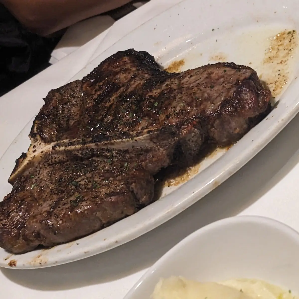 Bone in New York Strip