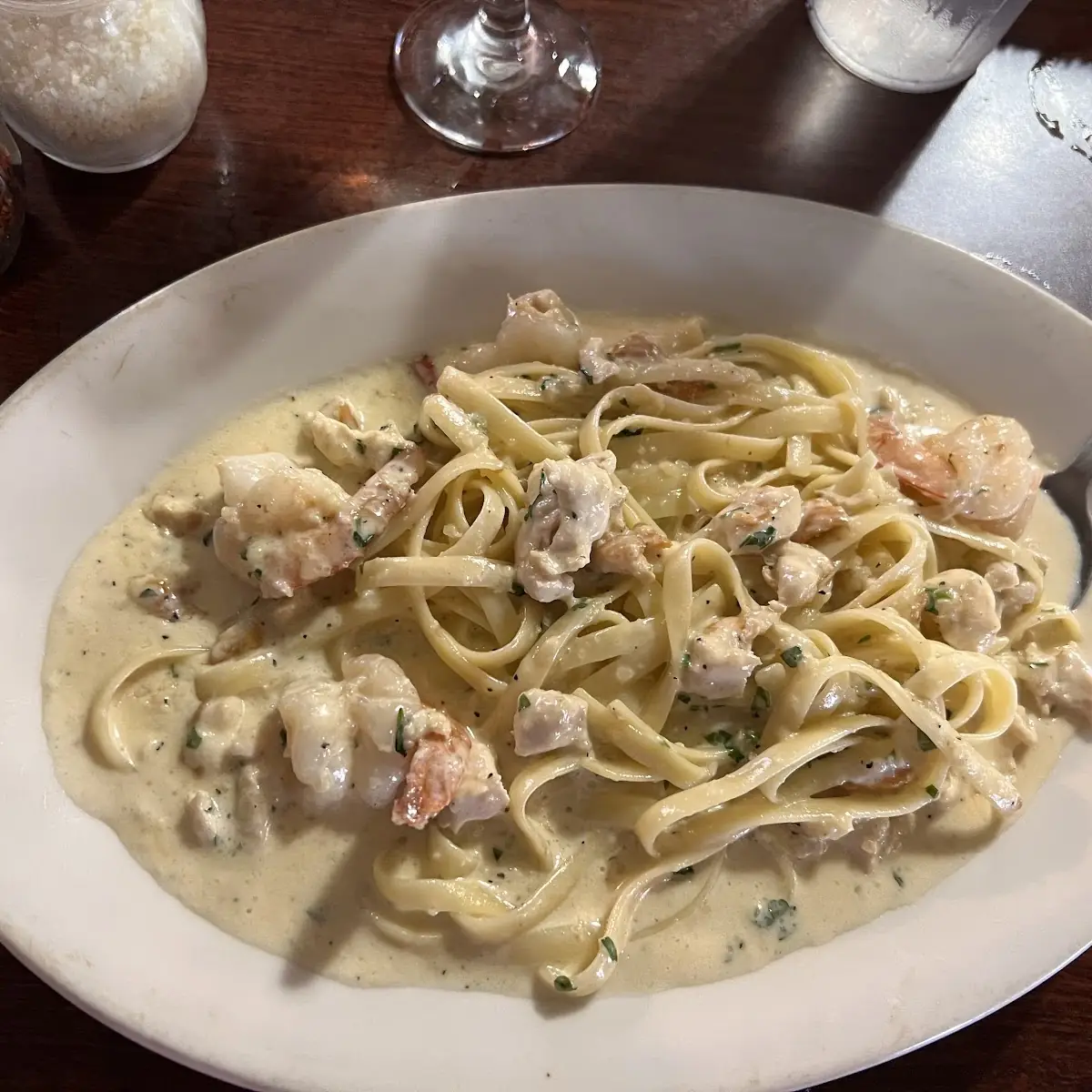 Shrimp Alfredo
