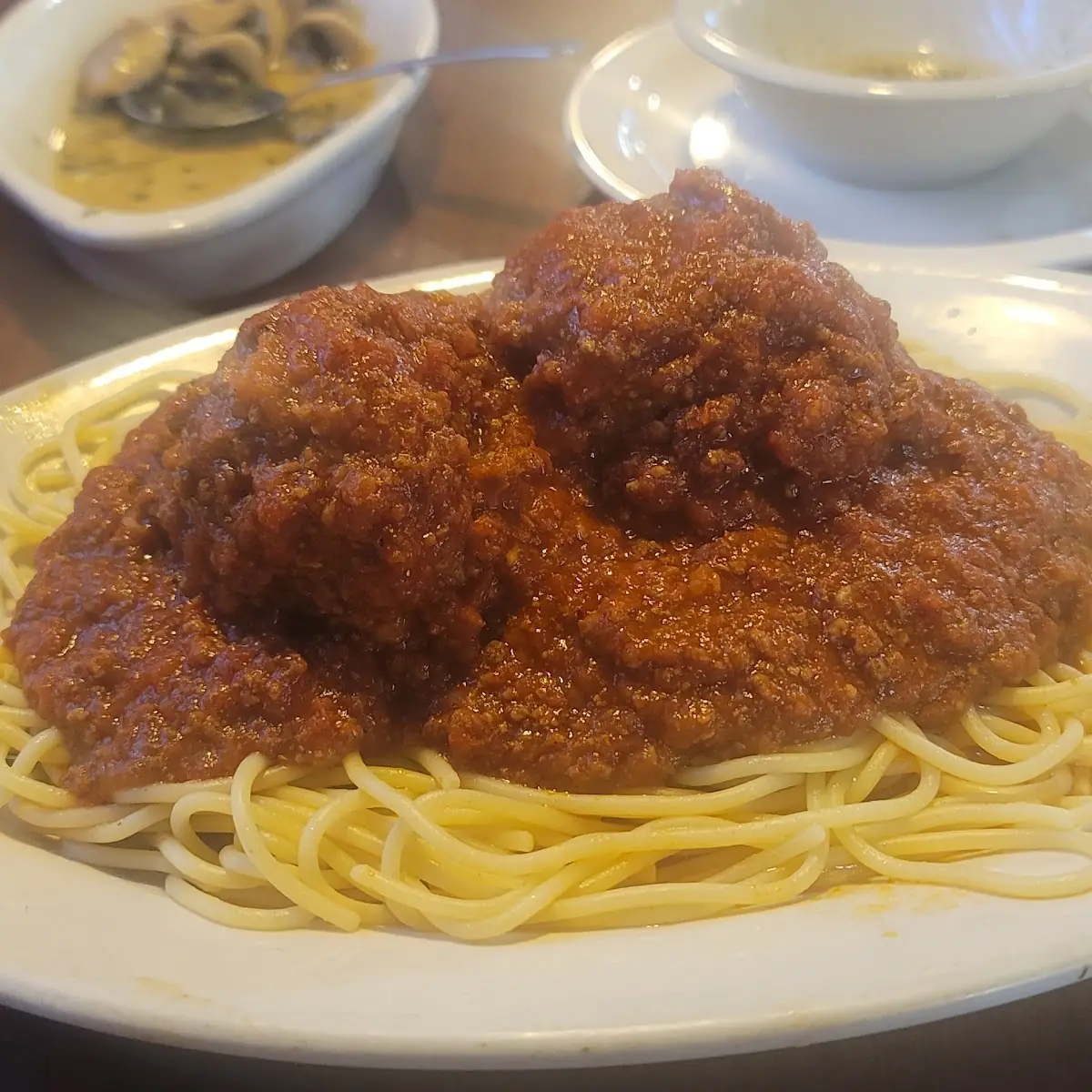 Spaghetti with Meat Sauce and Italian Sausage