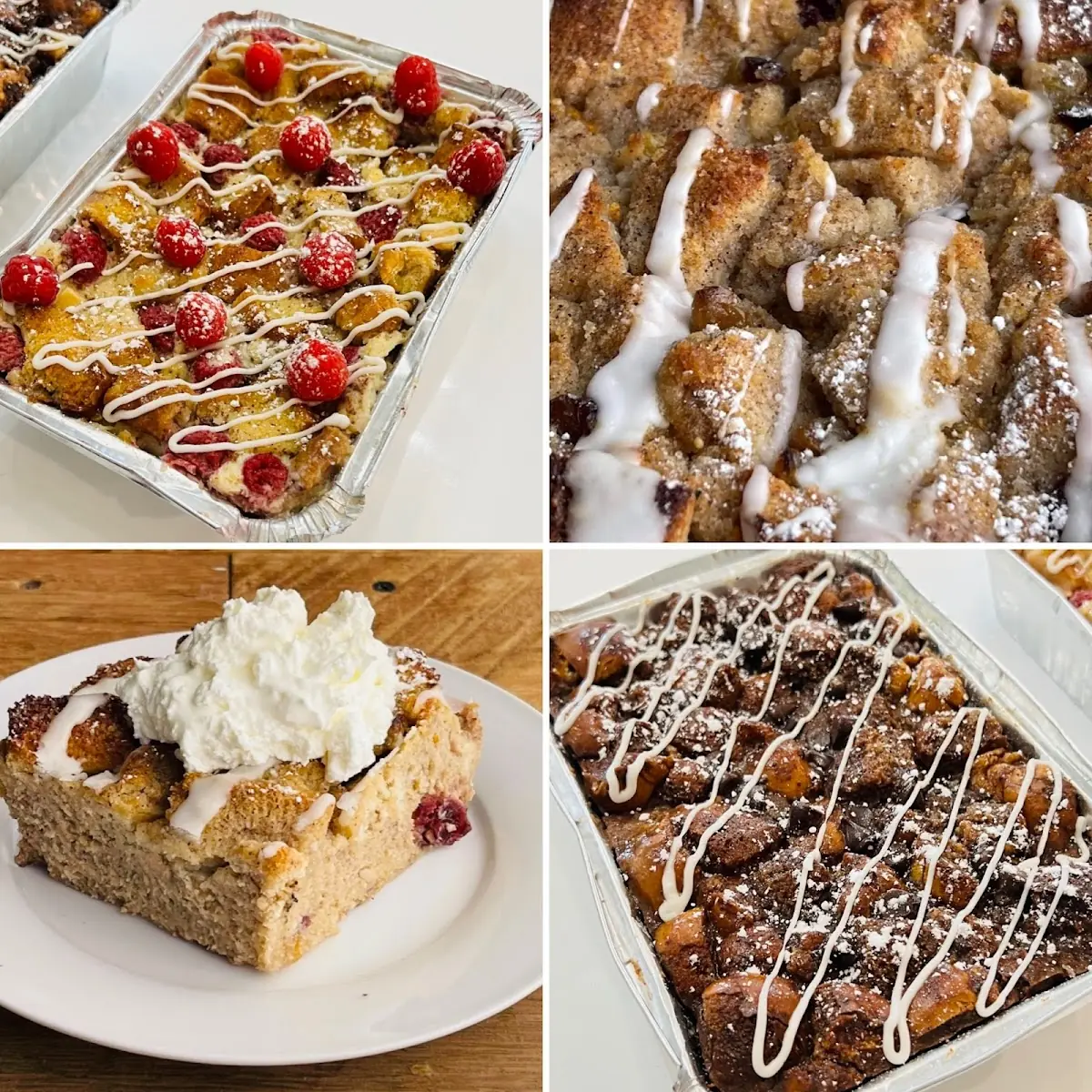 Spiced Orange & Cranberry Bread Pudding