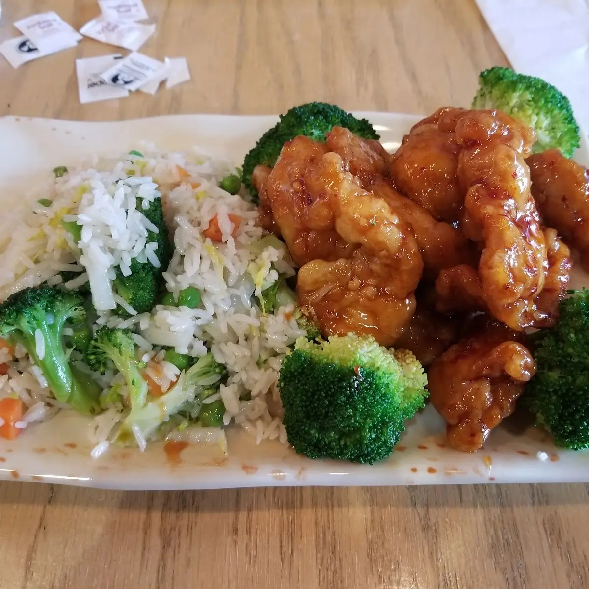 Chicken or Shrimp with Mixed Vegetables