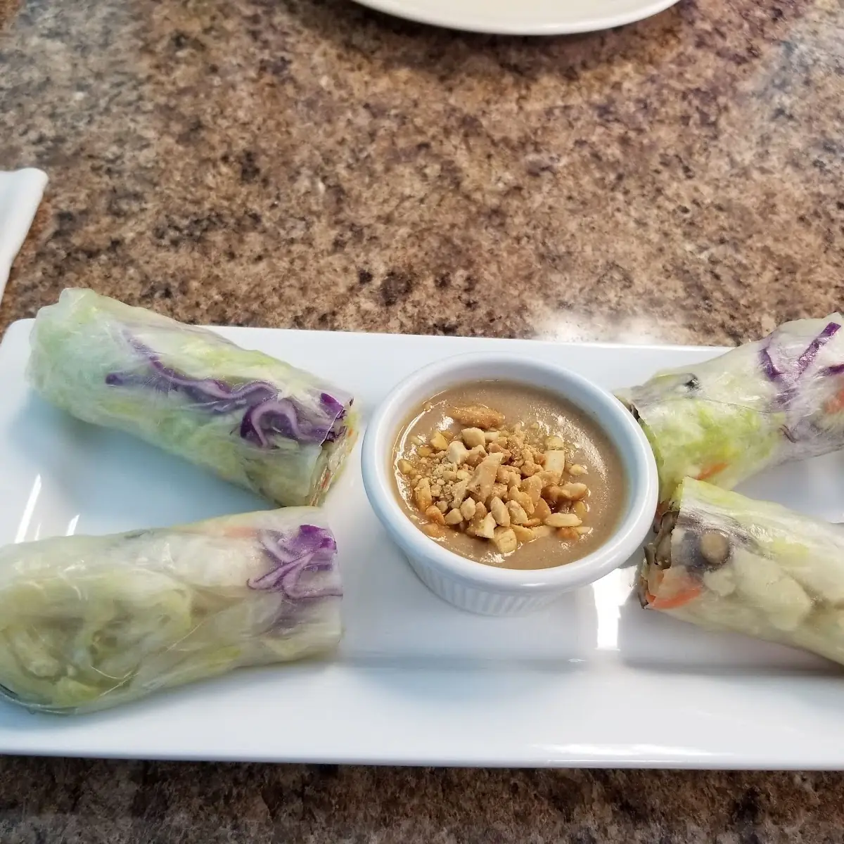 Spring Rolls and Peanut Sauce