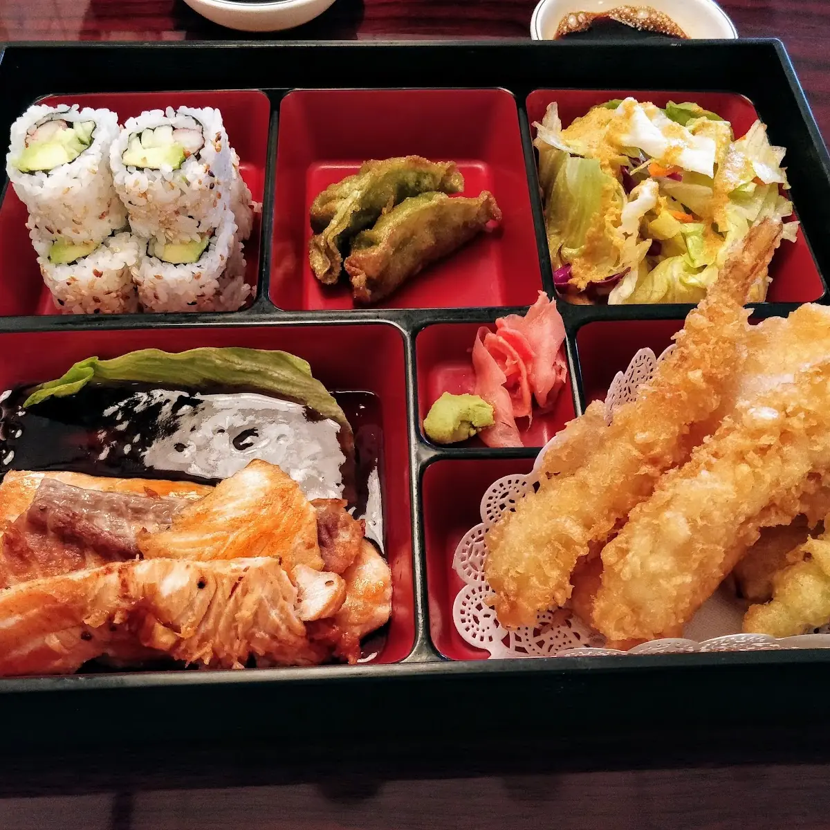 Salmon Teriyaki Bento