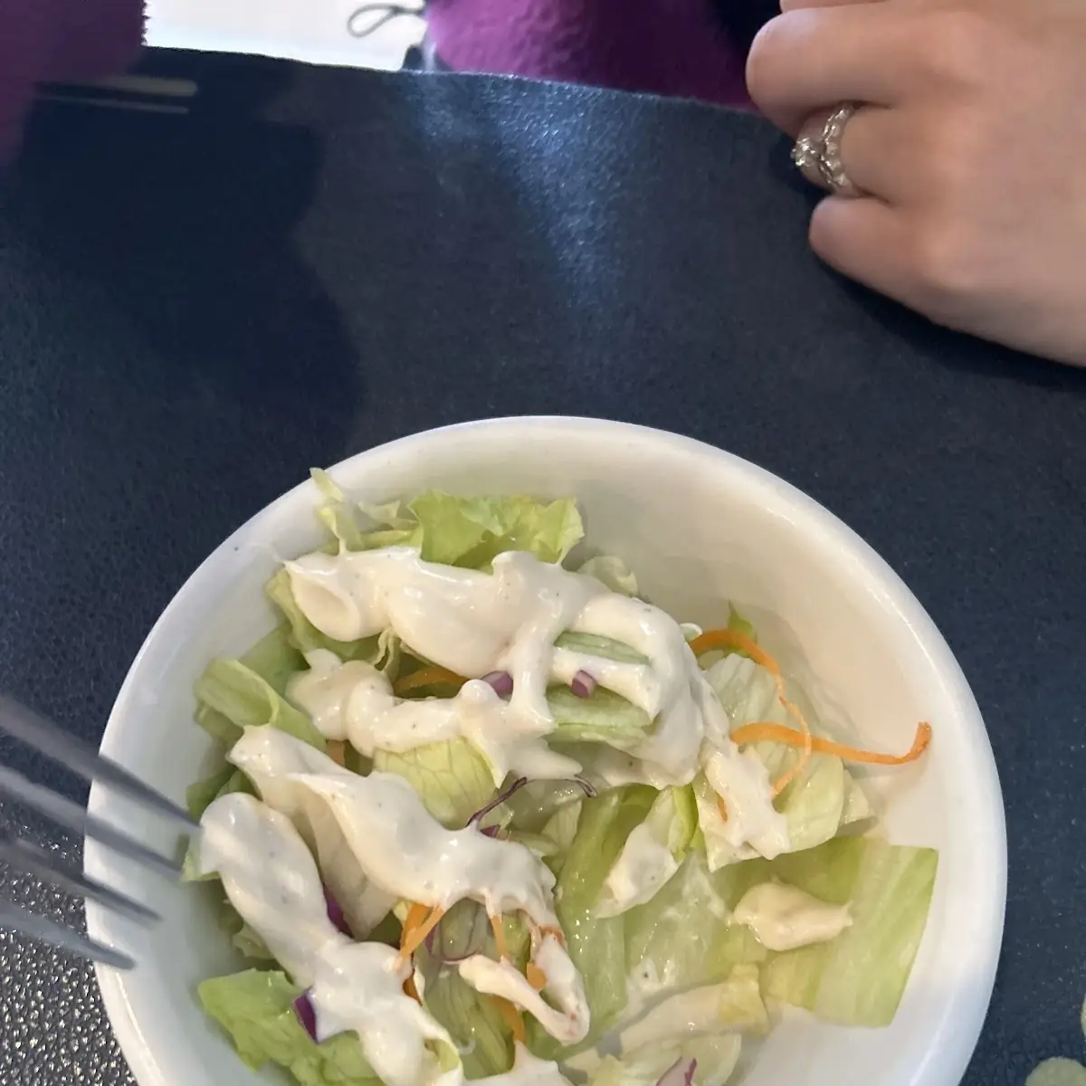 House Salad with Ranch Dressing