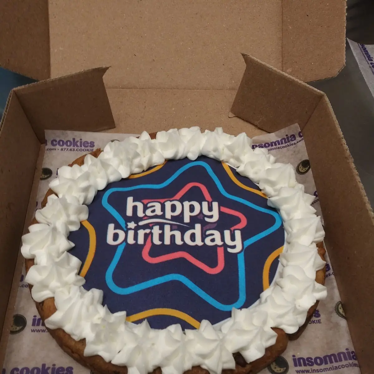 Happy Birthday Cookie Cake