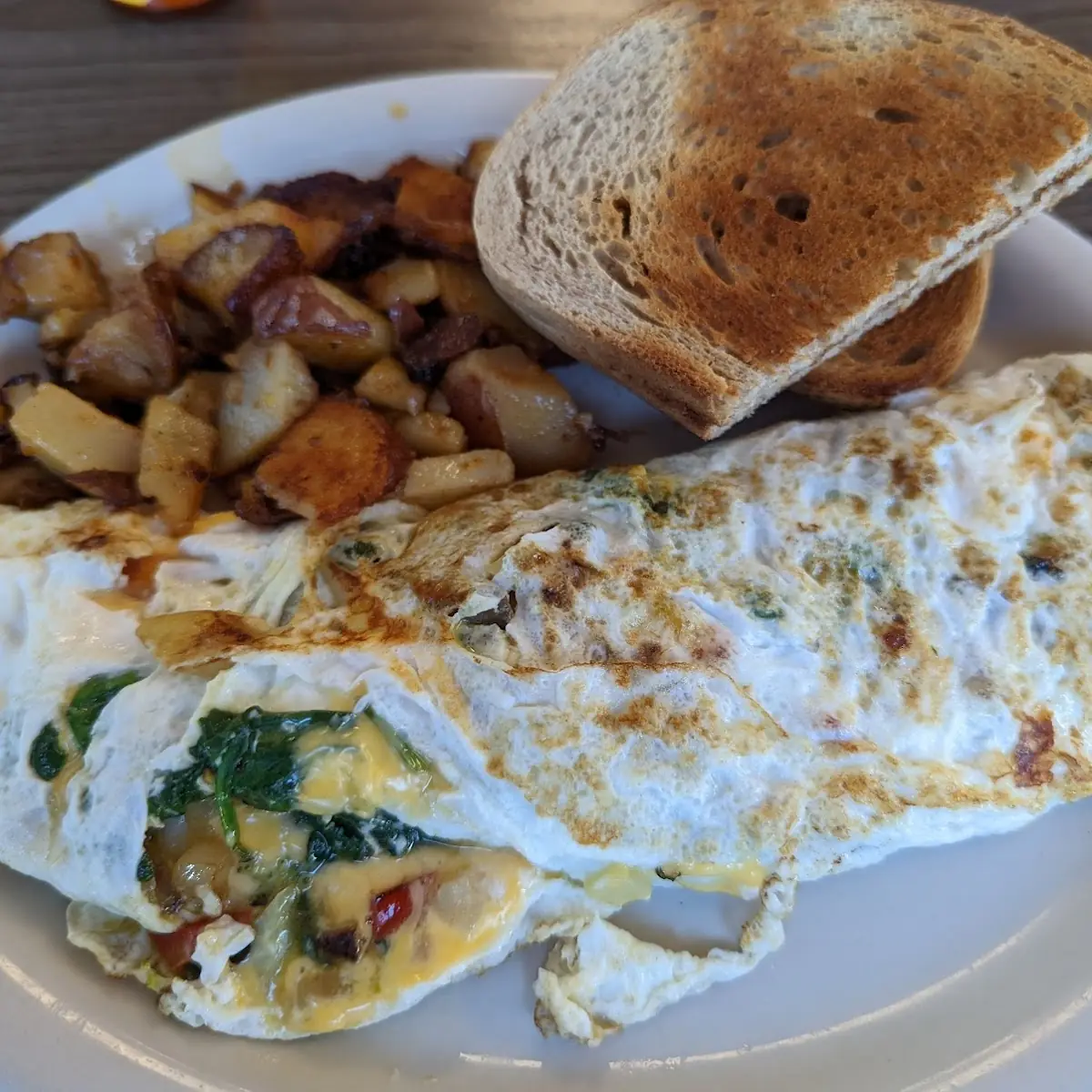 Veggie Omelette with Egg White