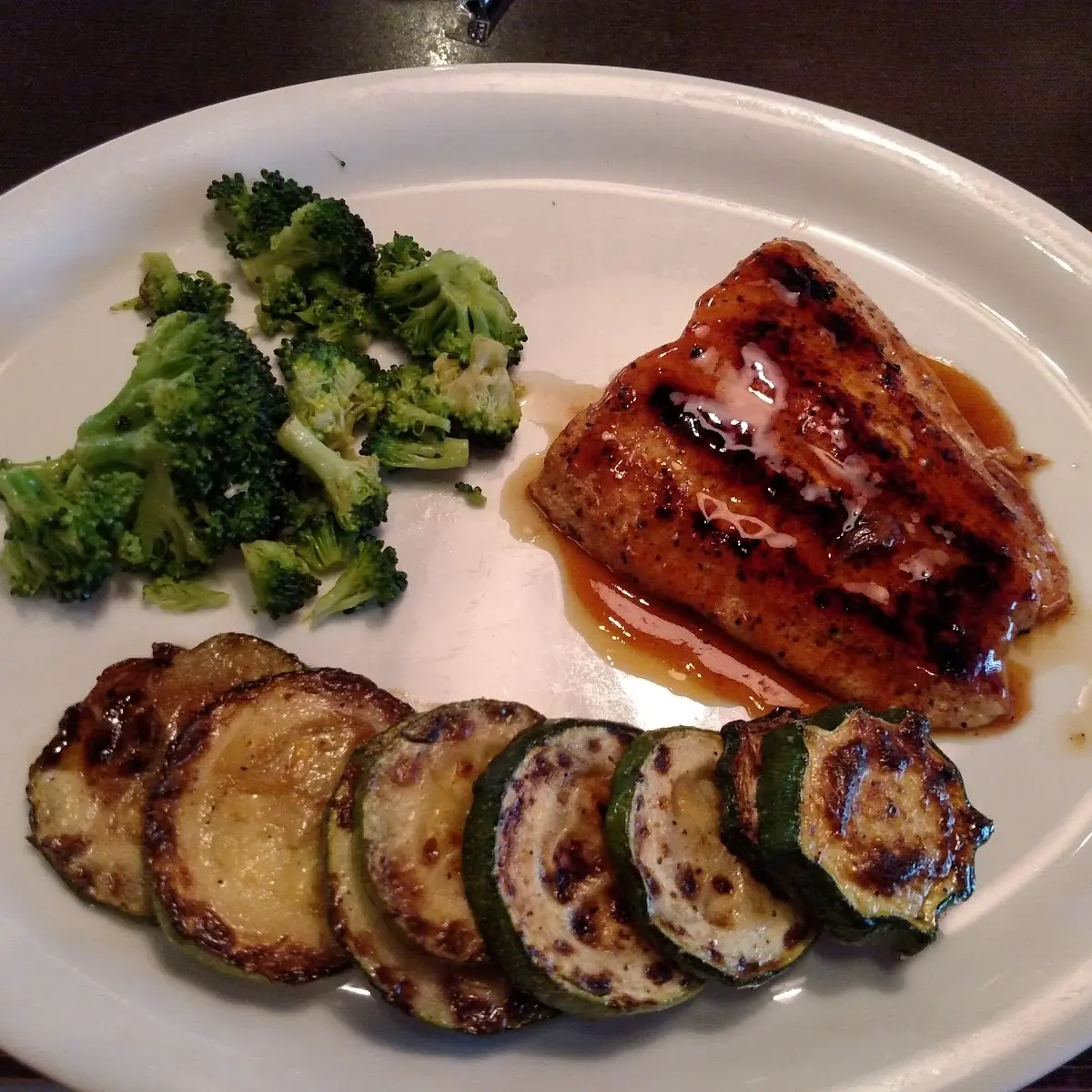 Bourbon Glazed Salmon