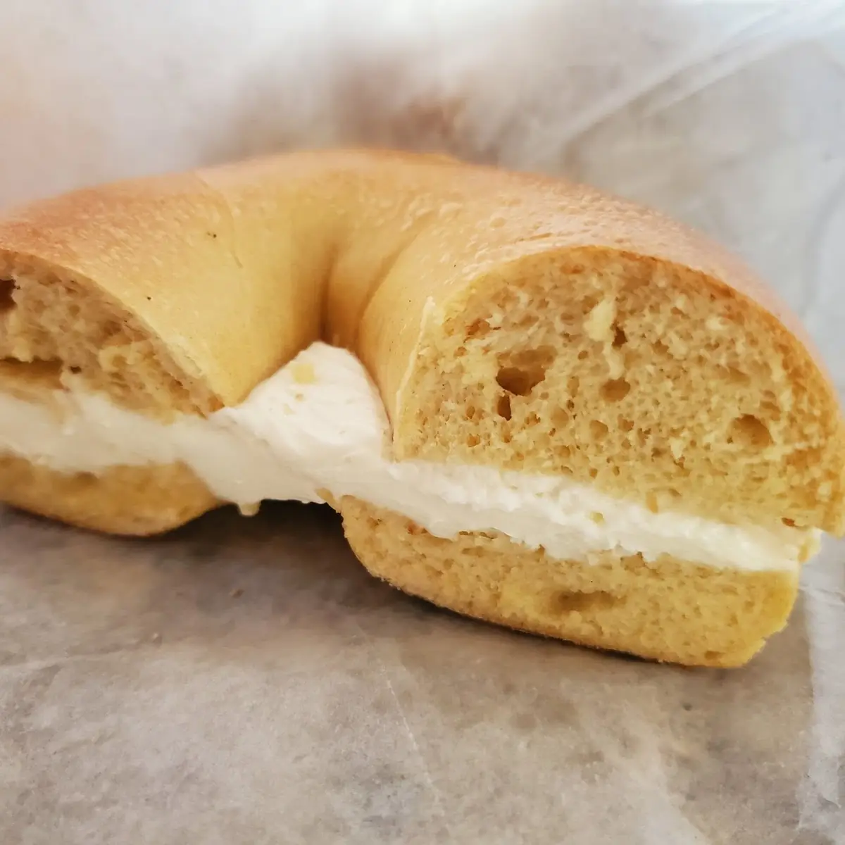 Egg Bagel with Cream Cheese
