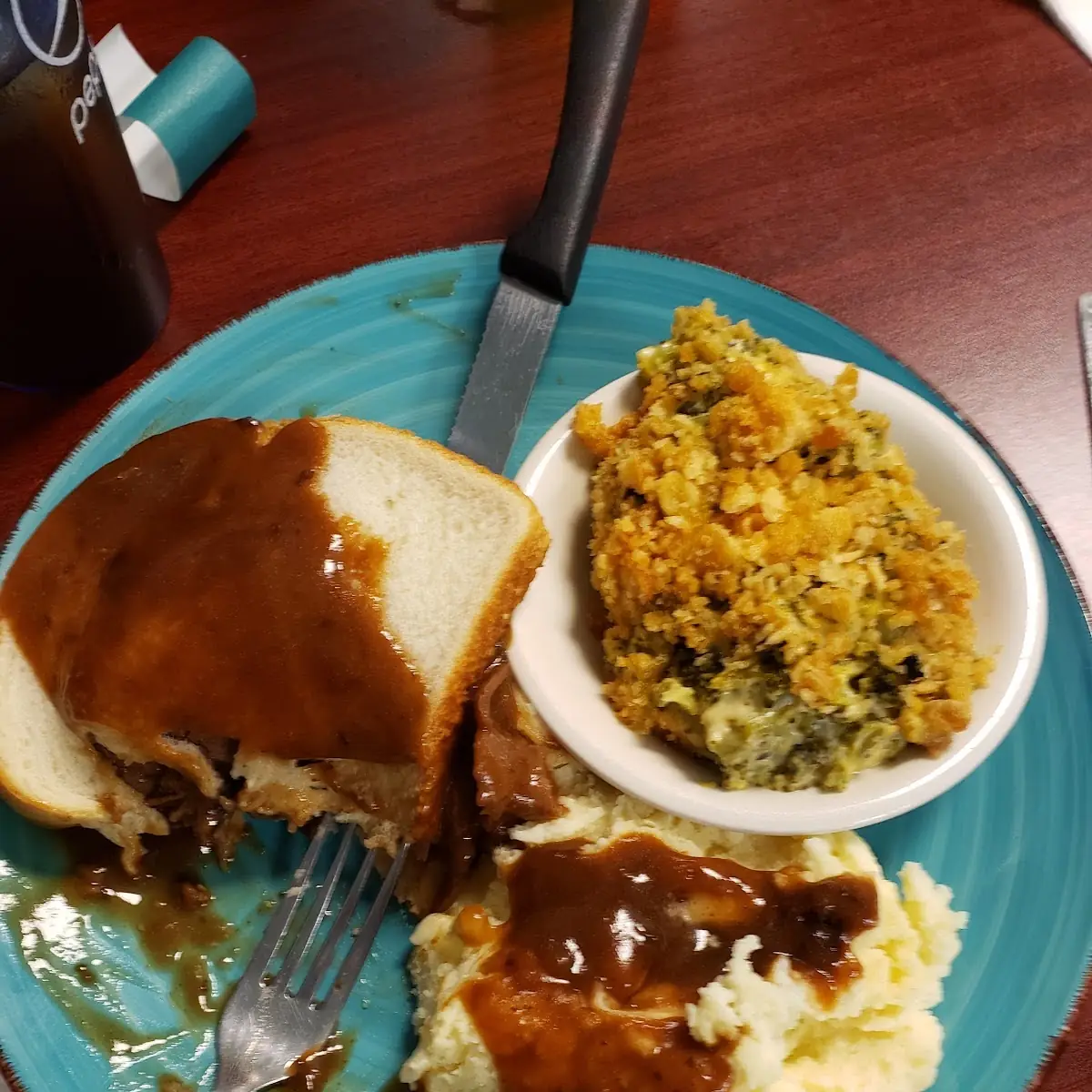Open Faced Roast Beef & Broccoli Casserole