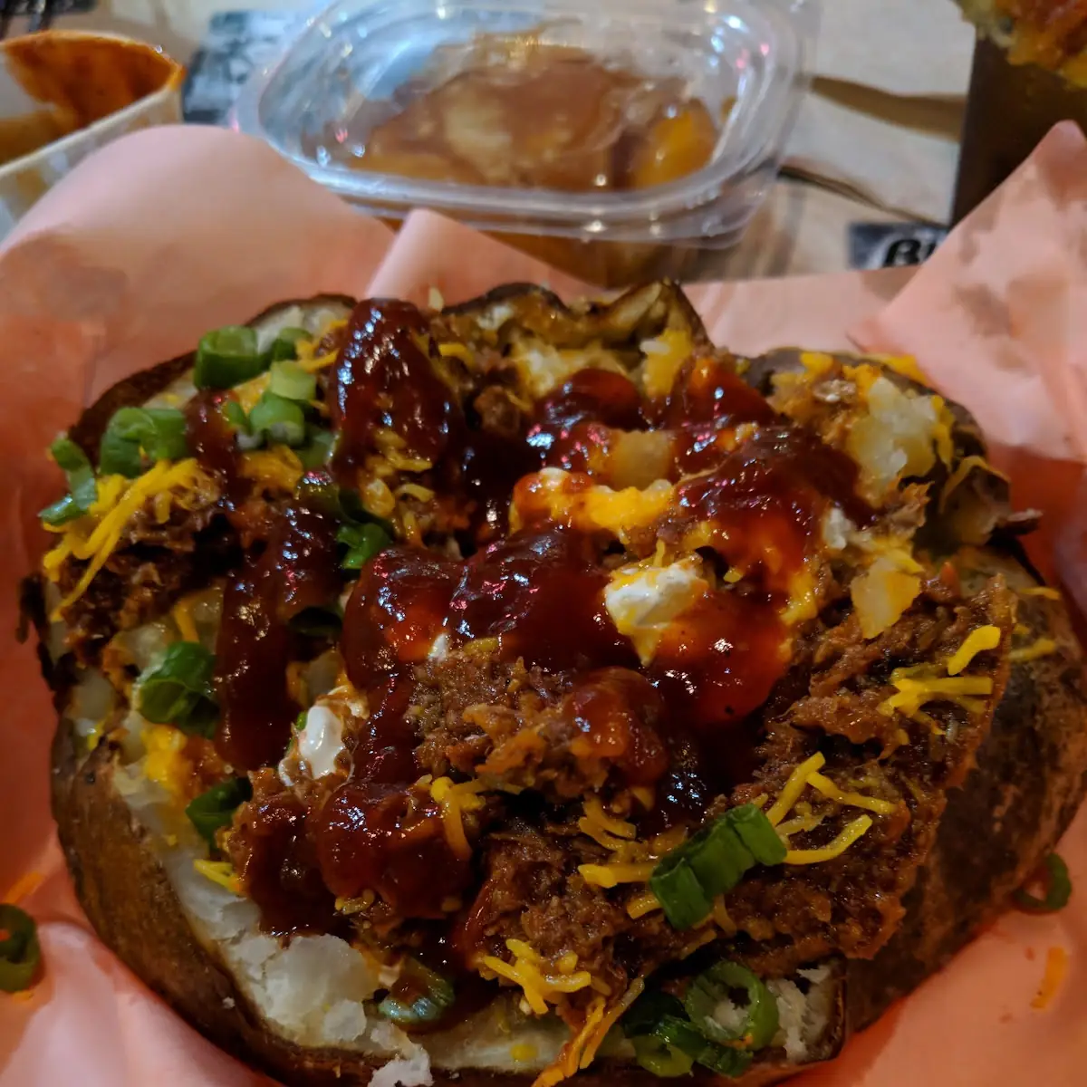 Chopped Beef Loaded Potatoe