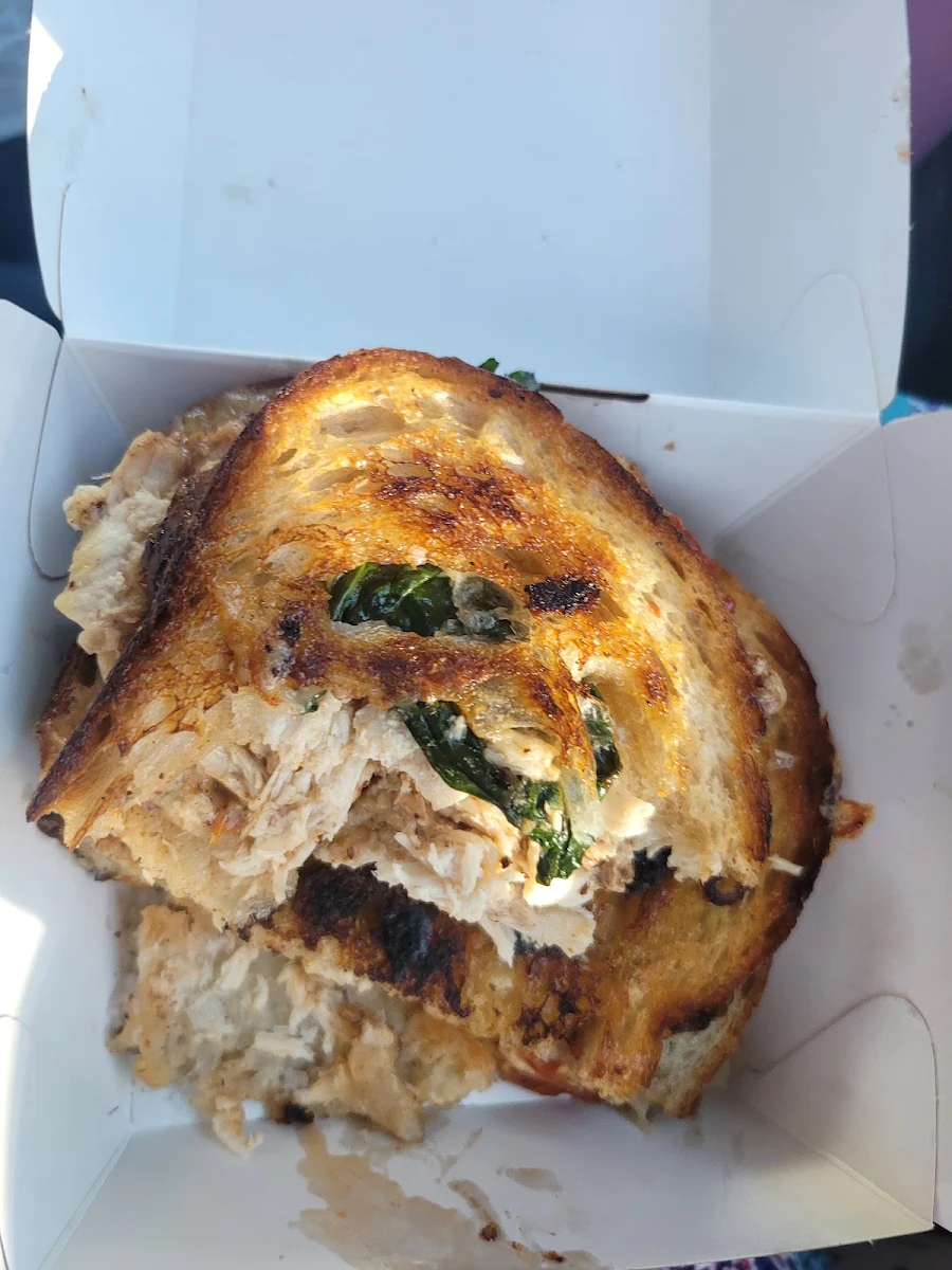 Chicken Chipotle Toastie, Scale & Bloom Cafe - New Lambton