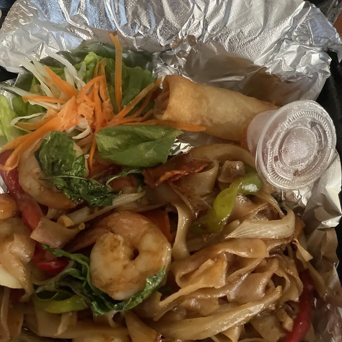 Thai Drunken Noodles Pad Kee Mao