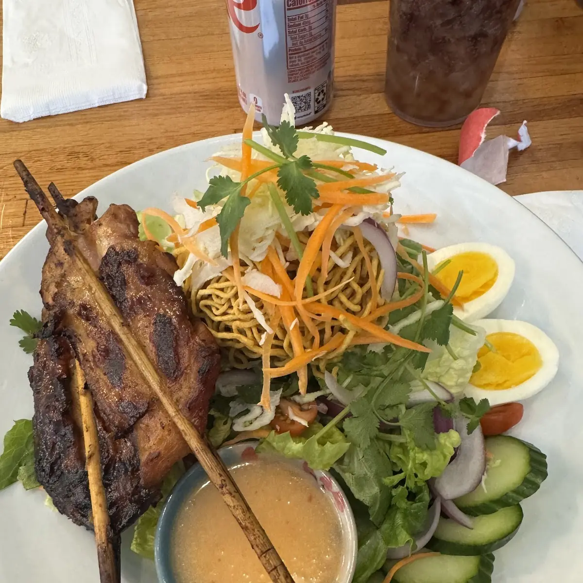 Thai Style BBQ Chicken Salad