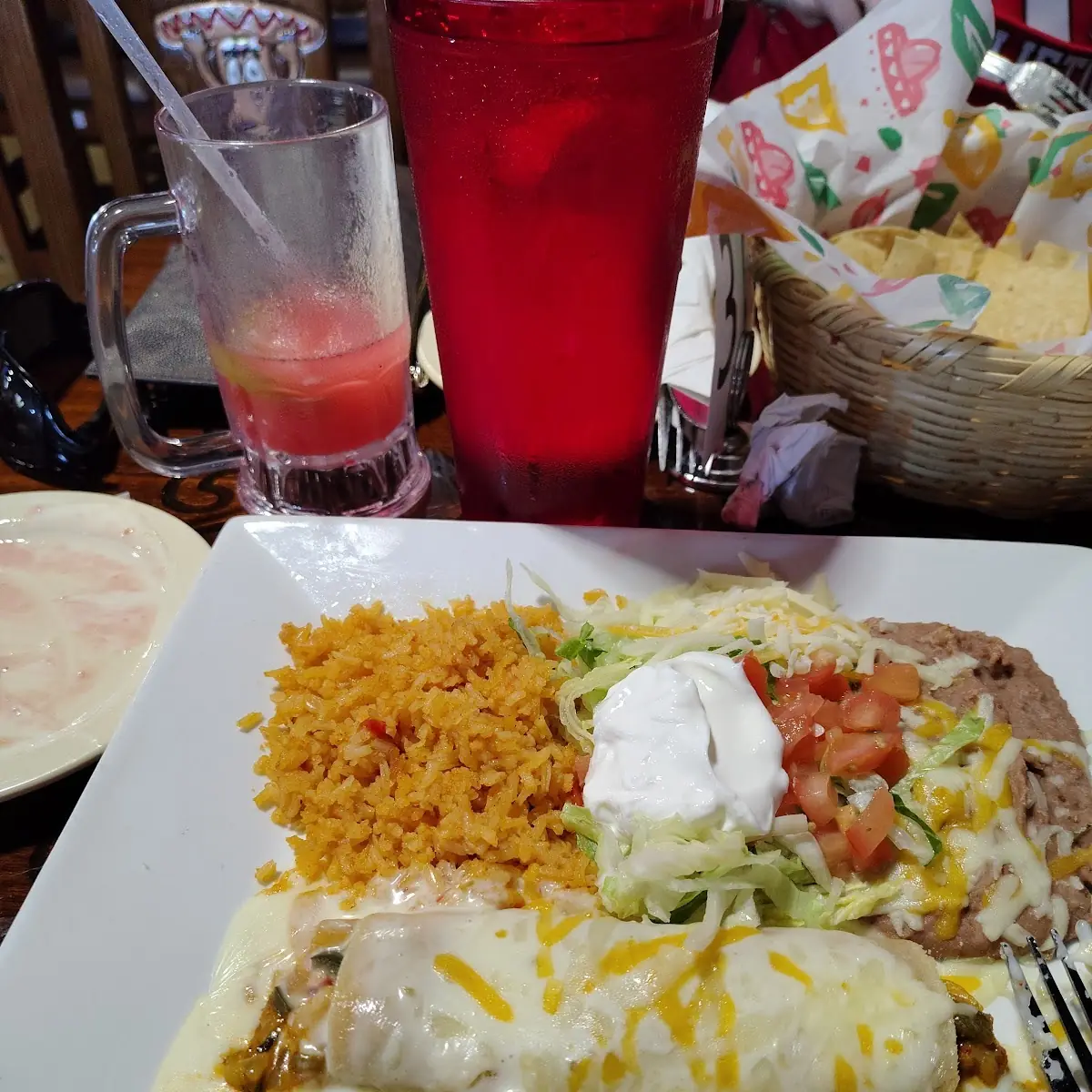 Beef and Chicken Enchiladas