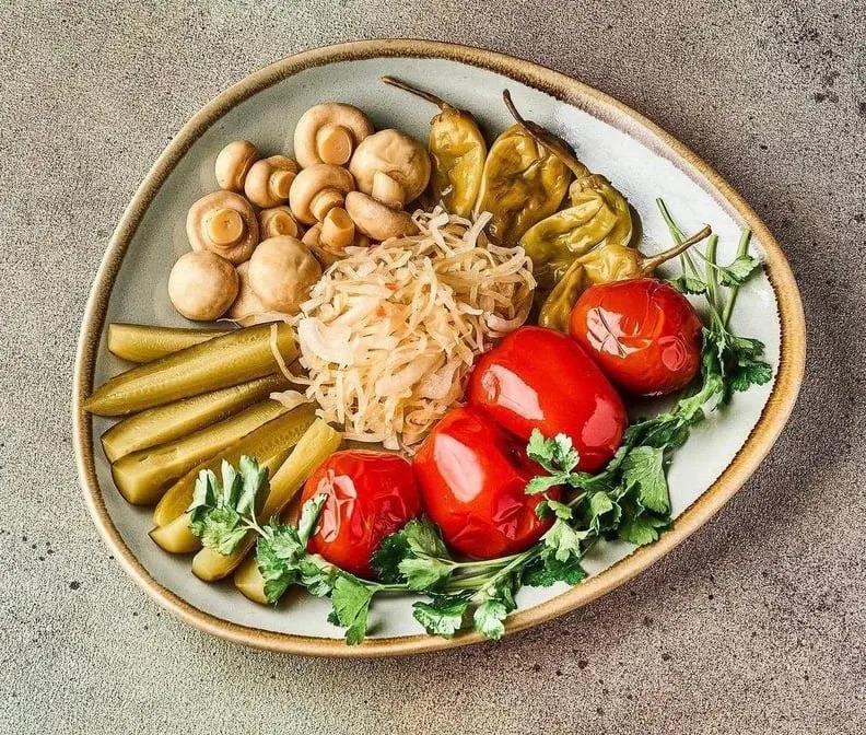 Ukrainian Pickles Plate