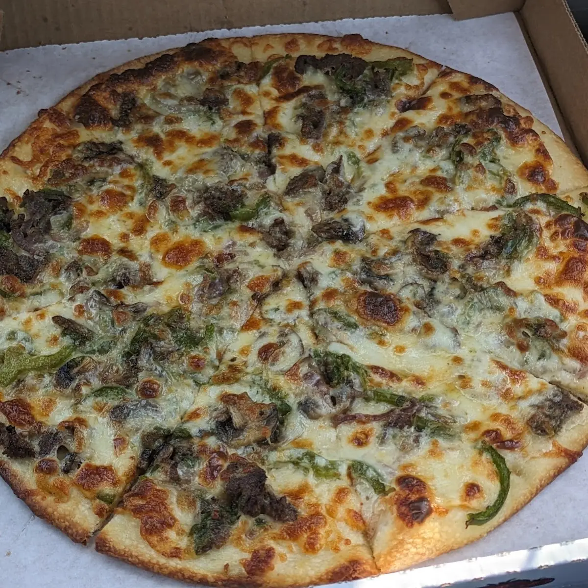 Philly Cheesesteak Pizza