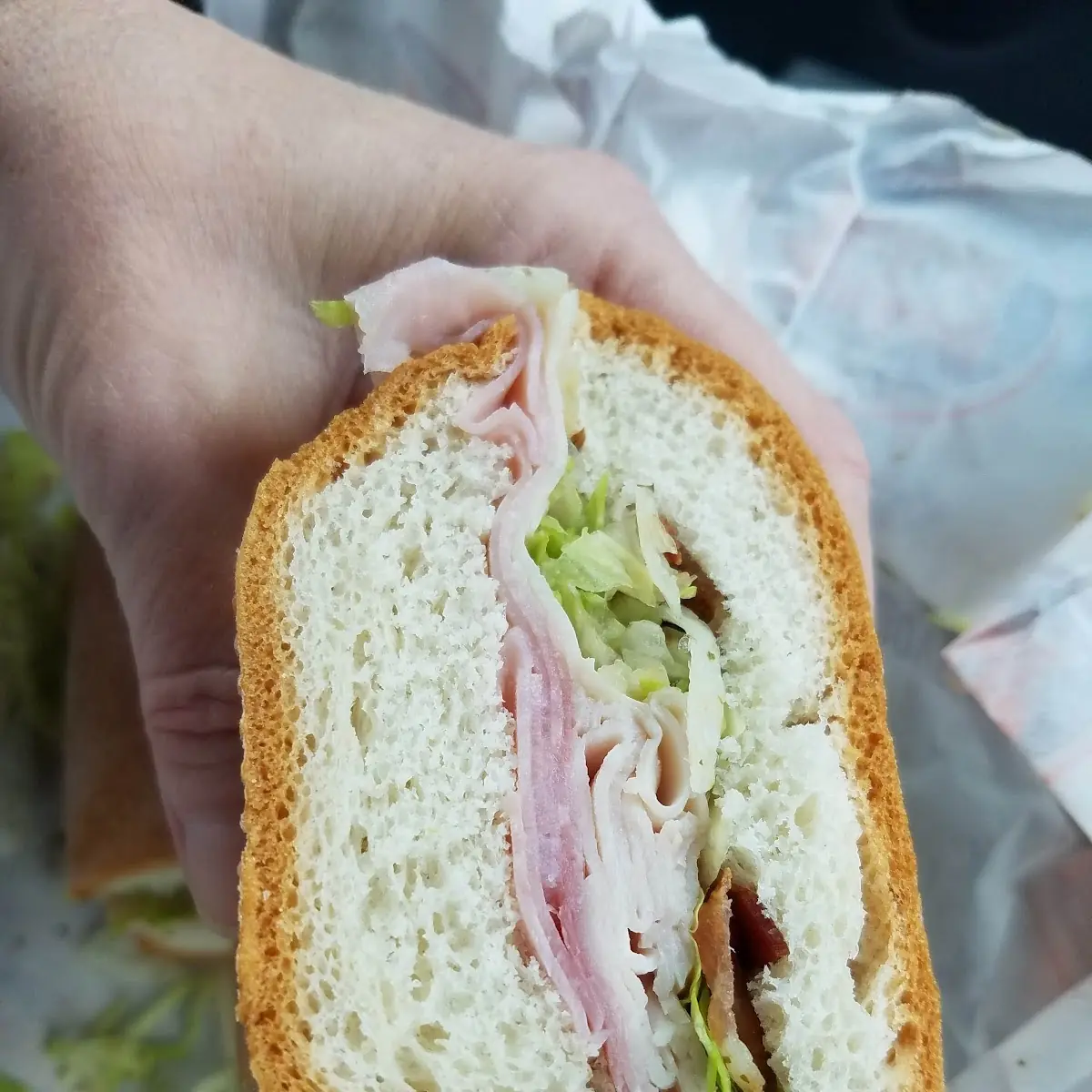 Ham & Turkey with Bacon on Gluten Free Bread