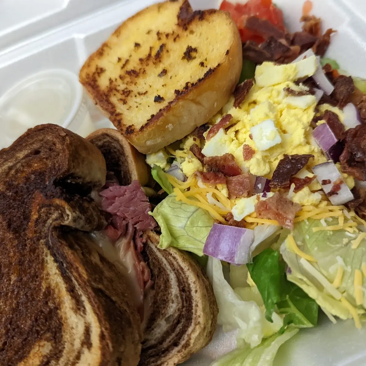 Reuben and Side Salad