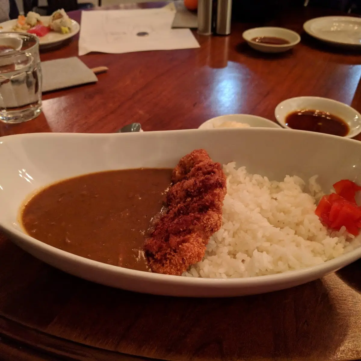 Beef Curry with Pork Katsu