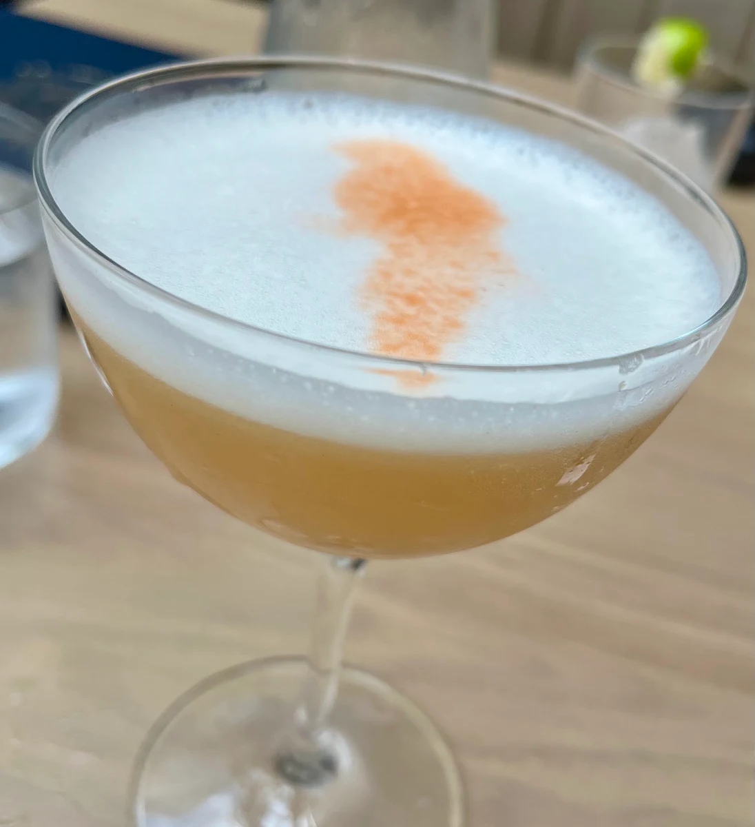 White Peach Whiskey Sour