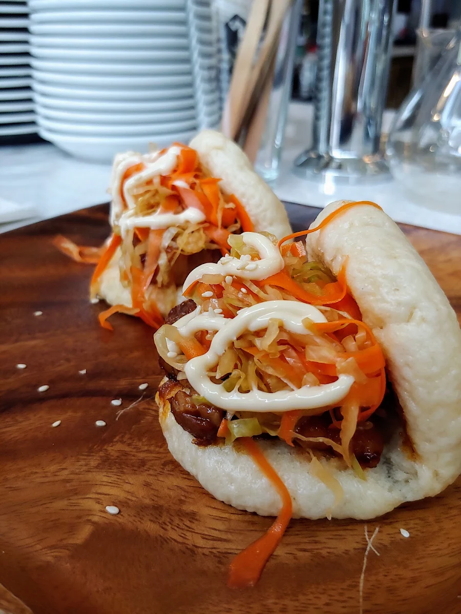 Steamed Pork Belly Sliders