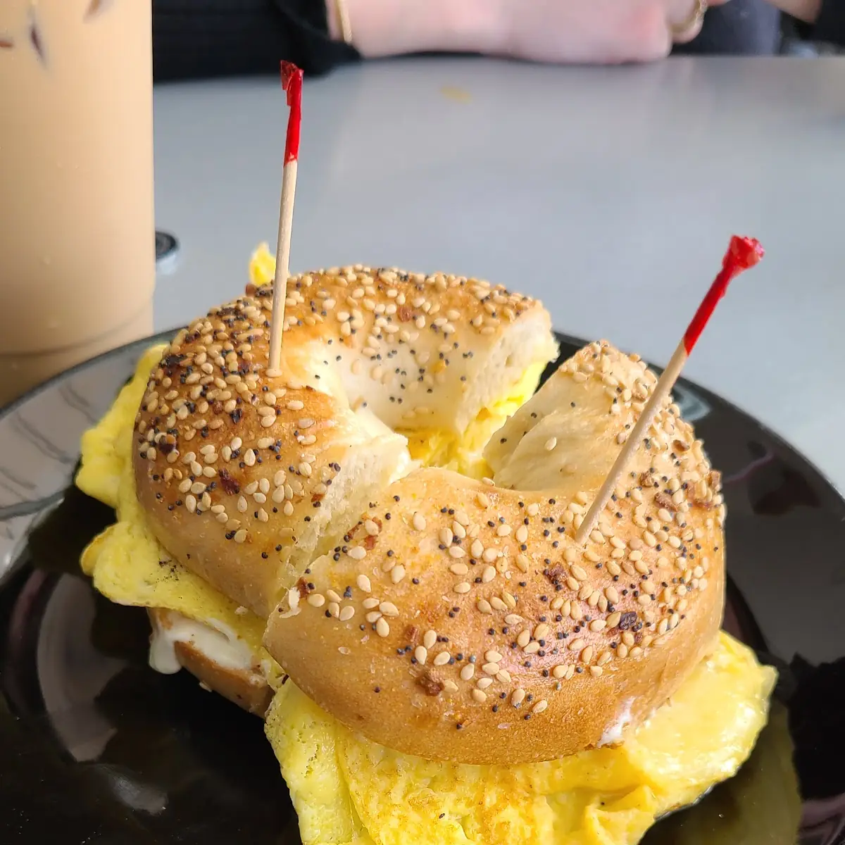 Vegan Mozzarella Cheese Pizza Bagel - Plain