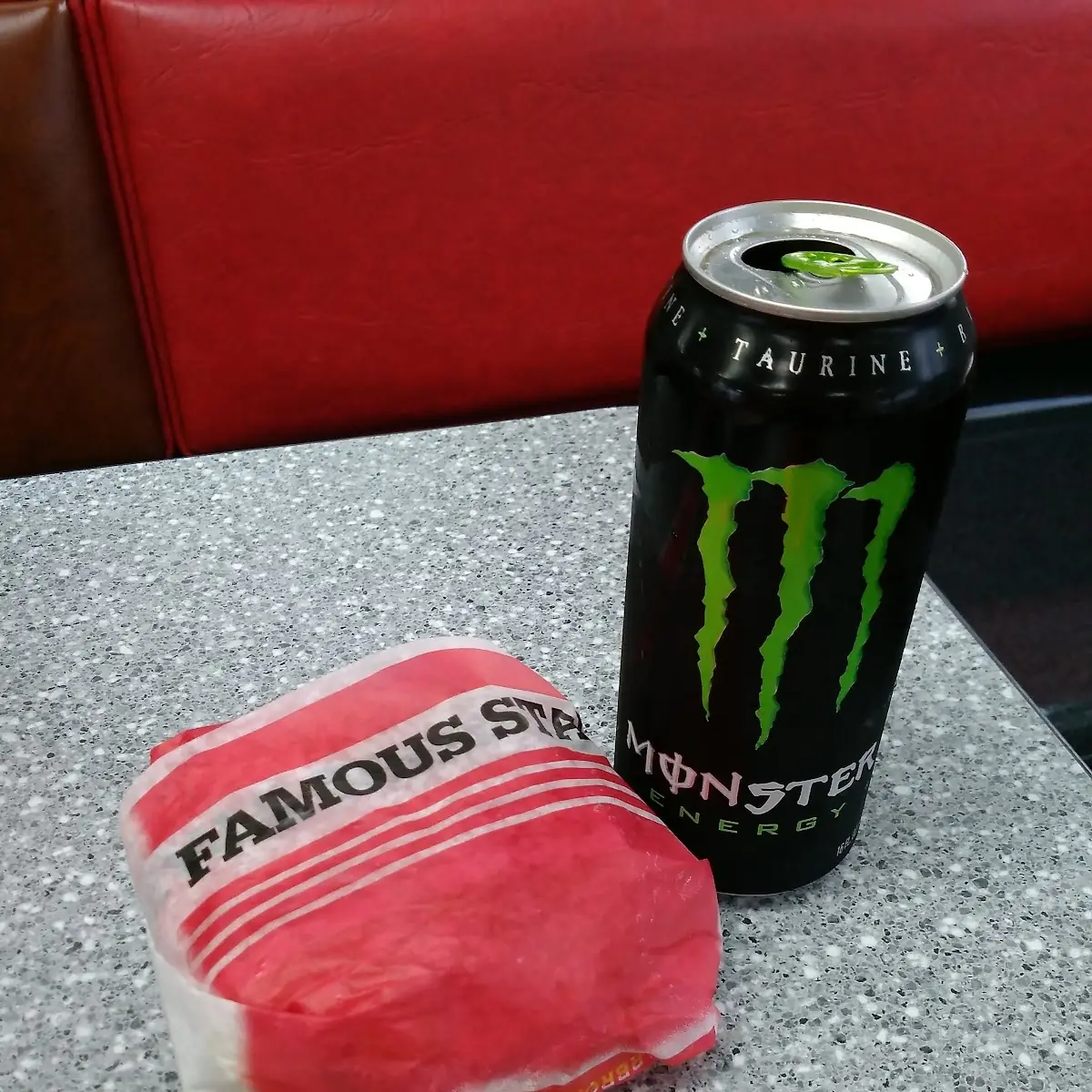 Famous Star with Monster Energy Drink