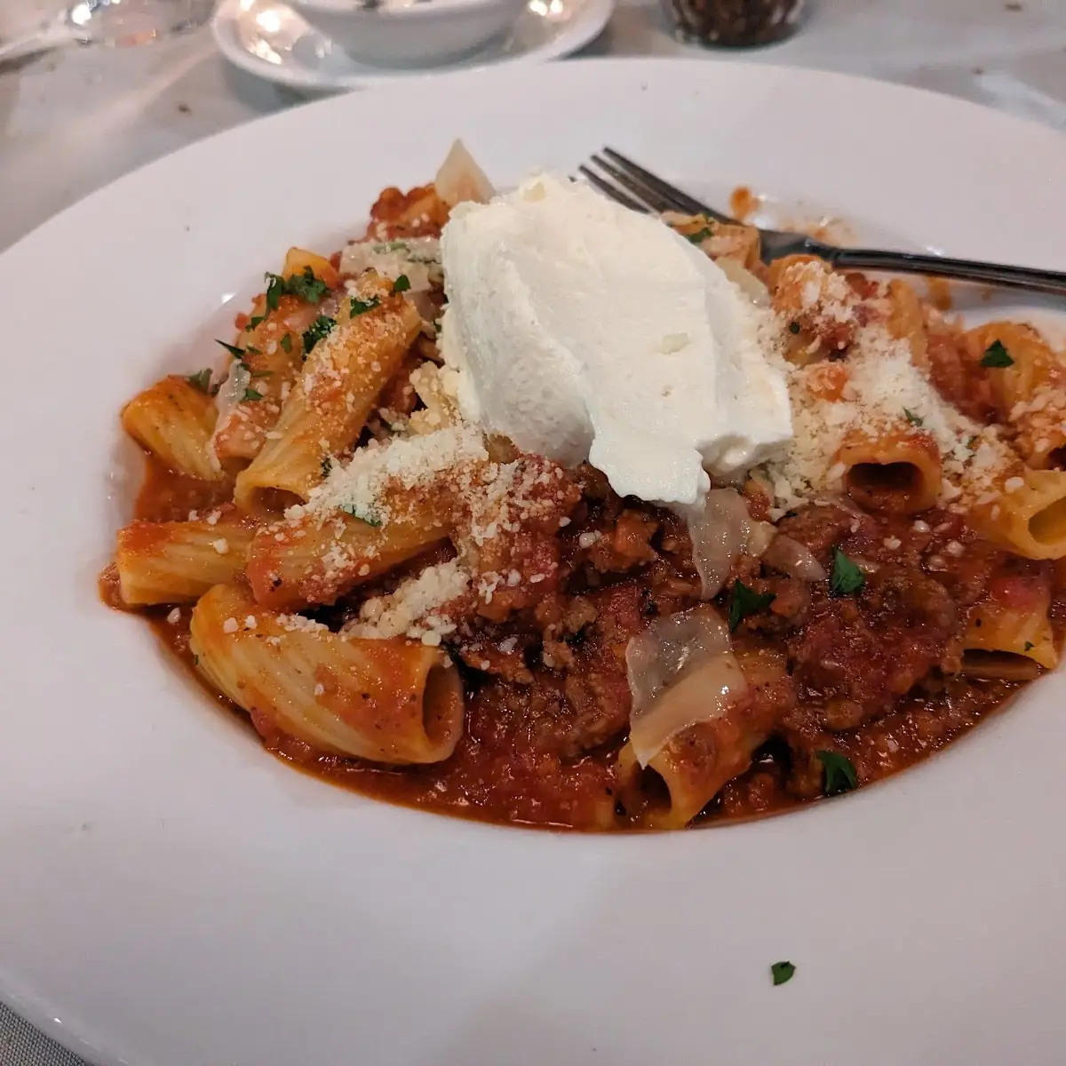 Rigatoni Bolognese