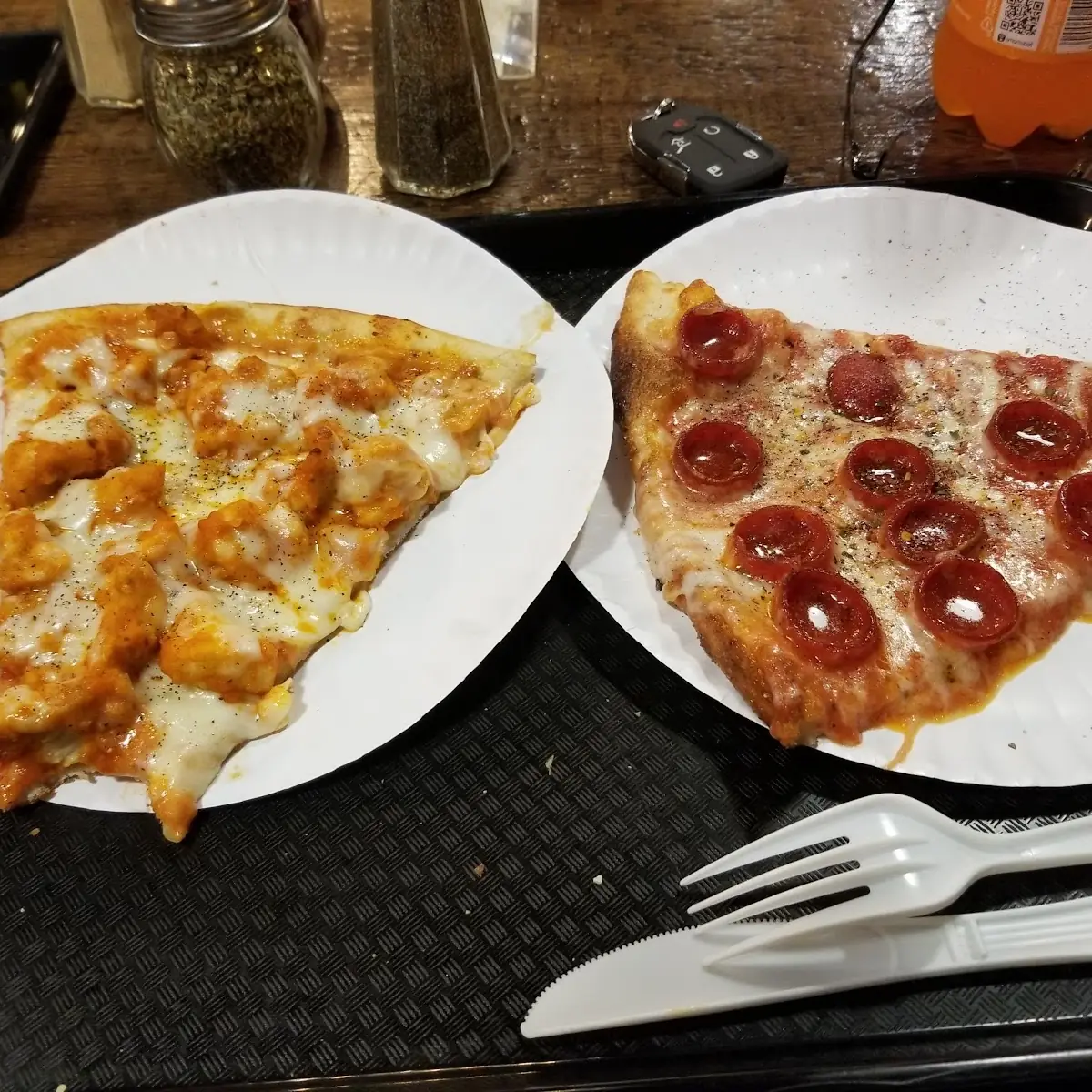 Pepperoniand Chicken Wing Pizza Salami