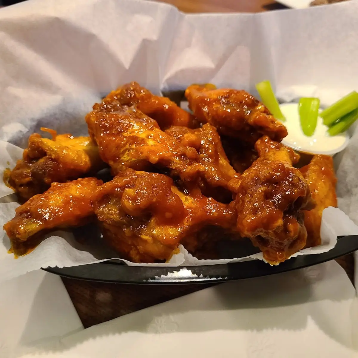 Hot Honey Garlic Wings