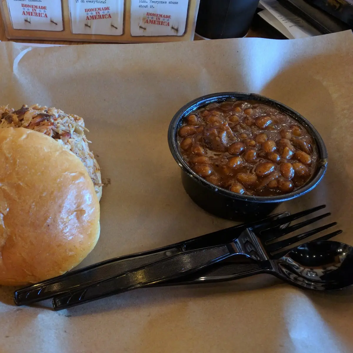 Chopped Brisket Sandwich