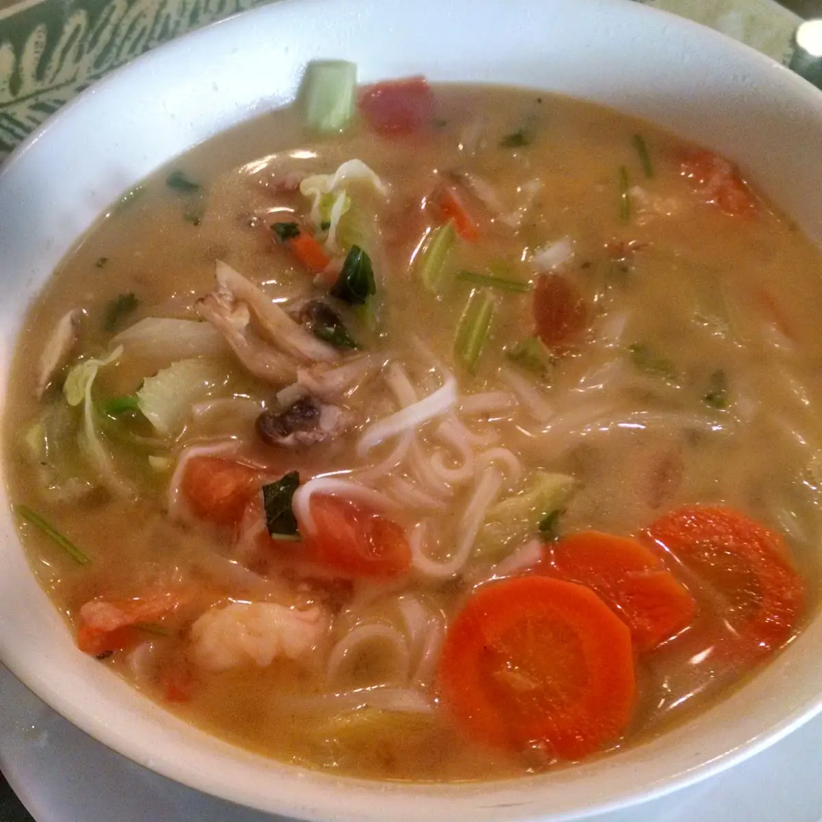 Noodle Soup with Shrimp