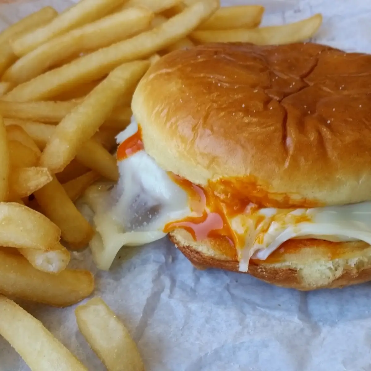 Crispy Buffalo Chicken Melt