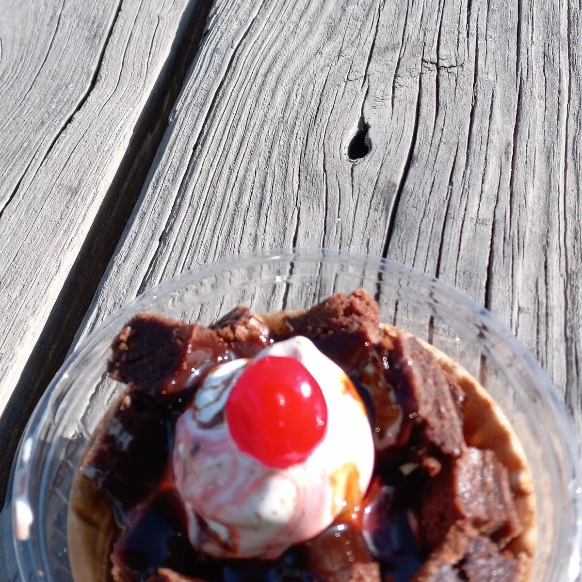 Fudge Brownie Sundae