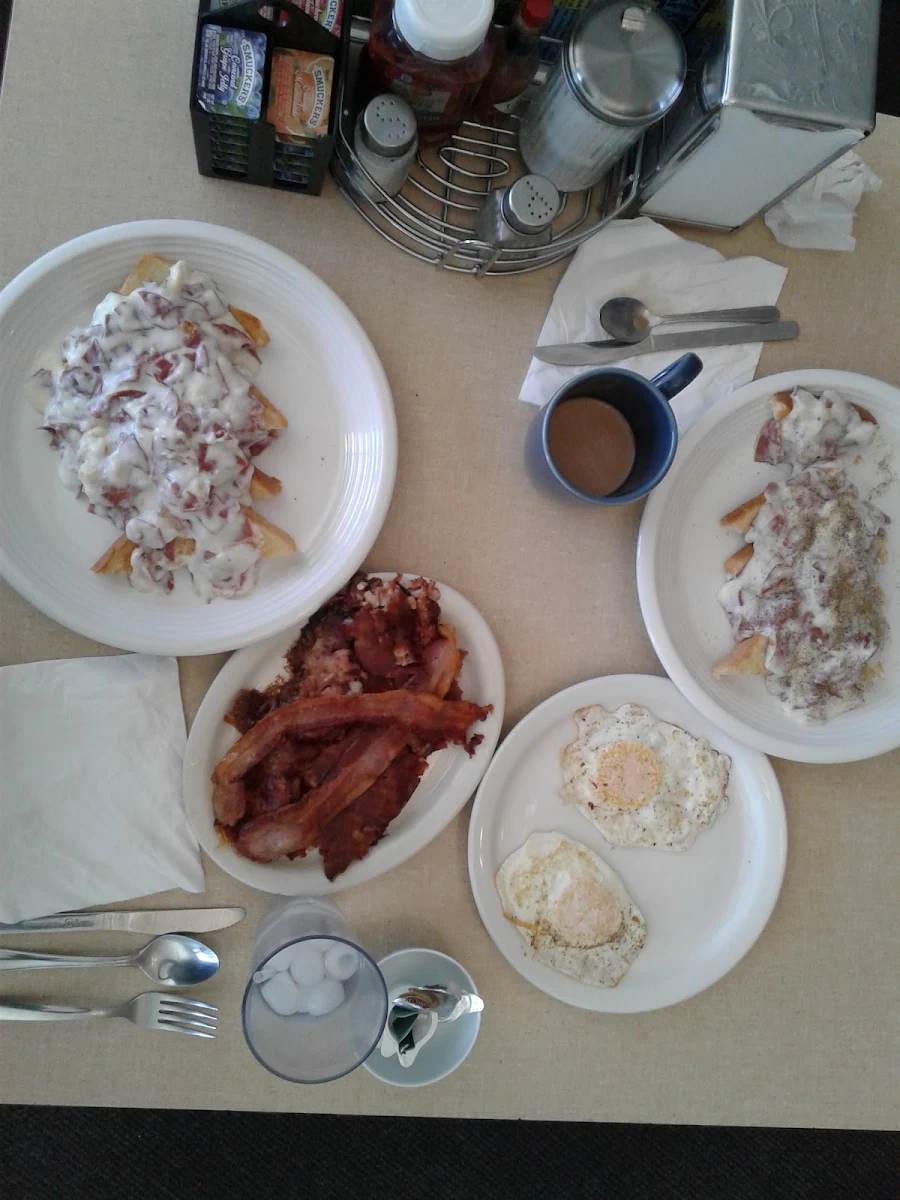 Creamed Chipped Beef and Corned Beef Hash