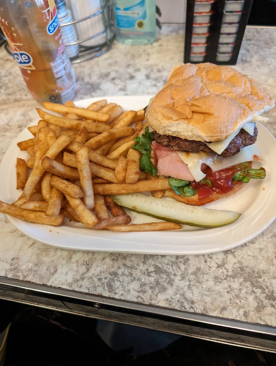 Ham Cordon Bleu Burger