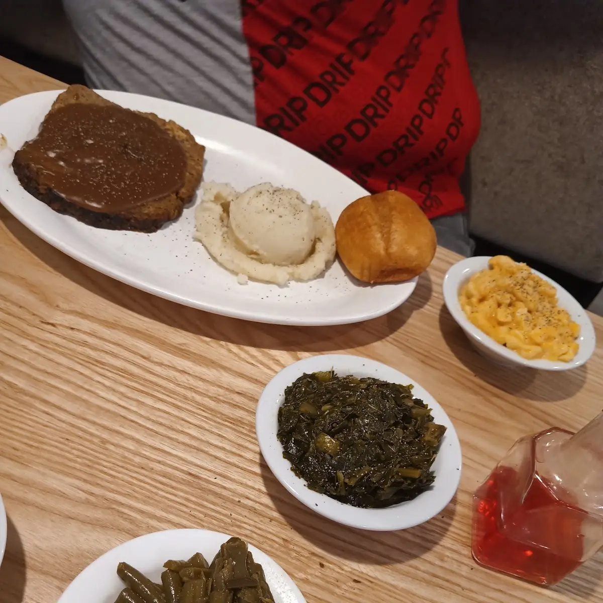 Collards Green Beans and Corn