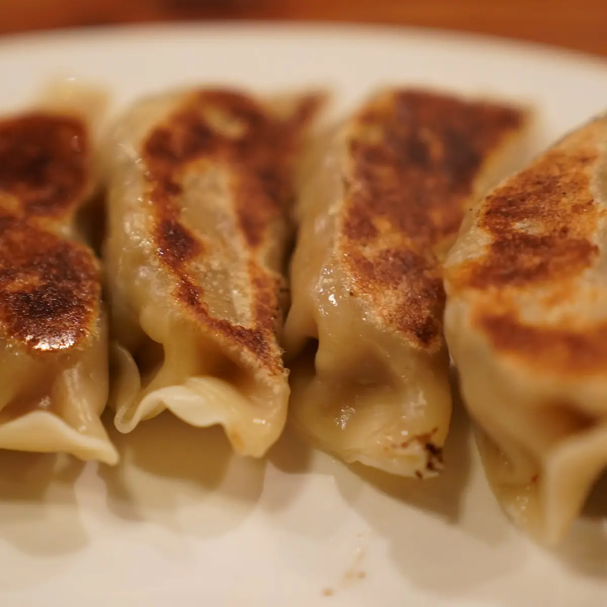 Pan-Fried Gyoza with Dipping Sauce