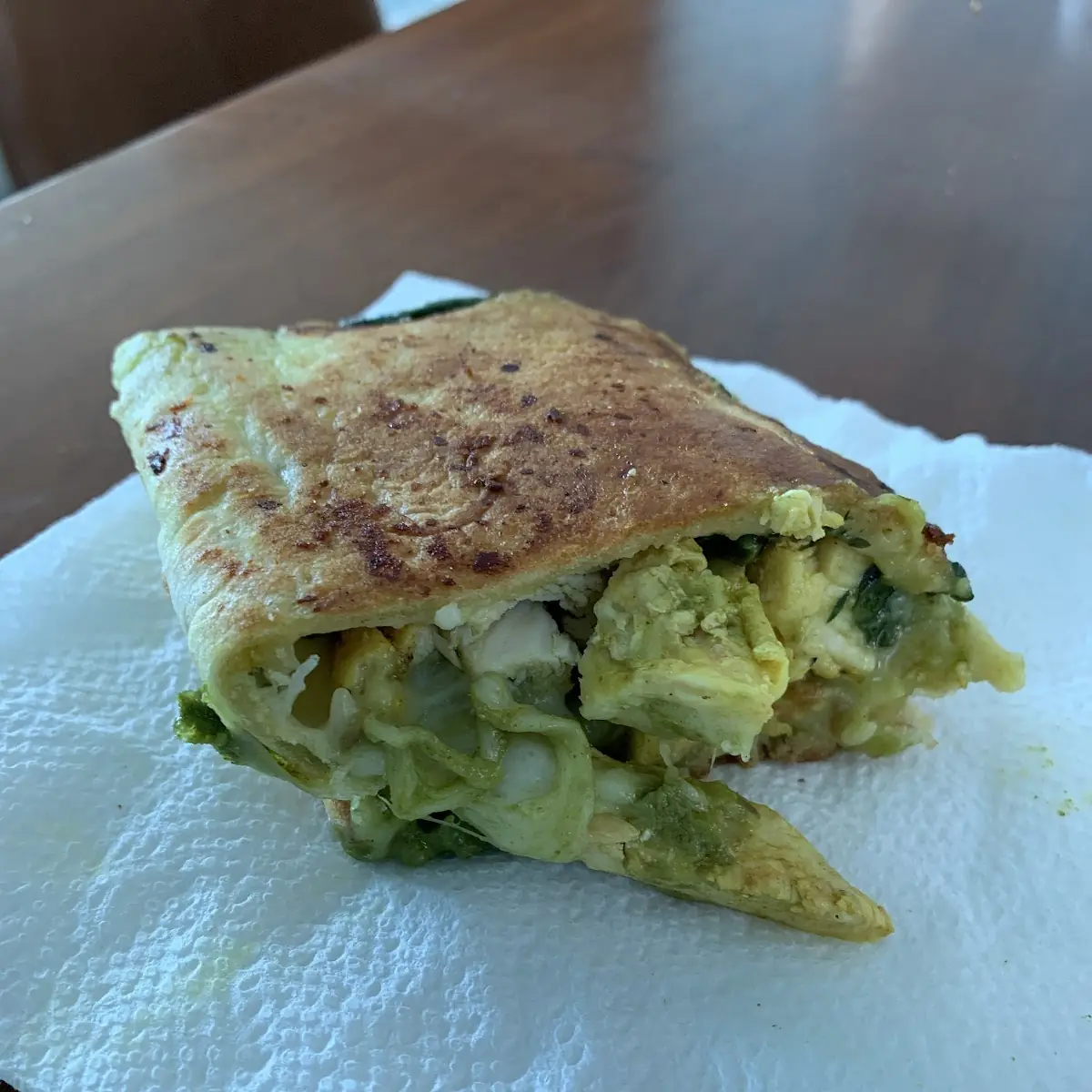 Chicken Pesto Flat Bread