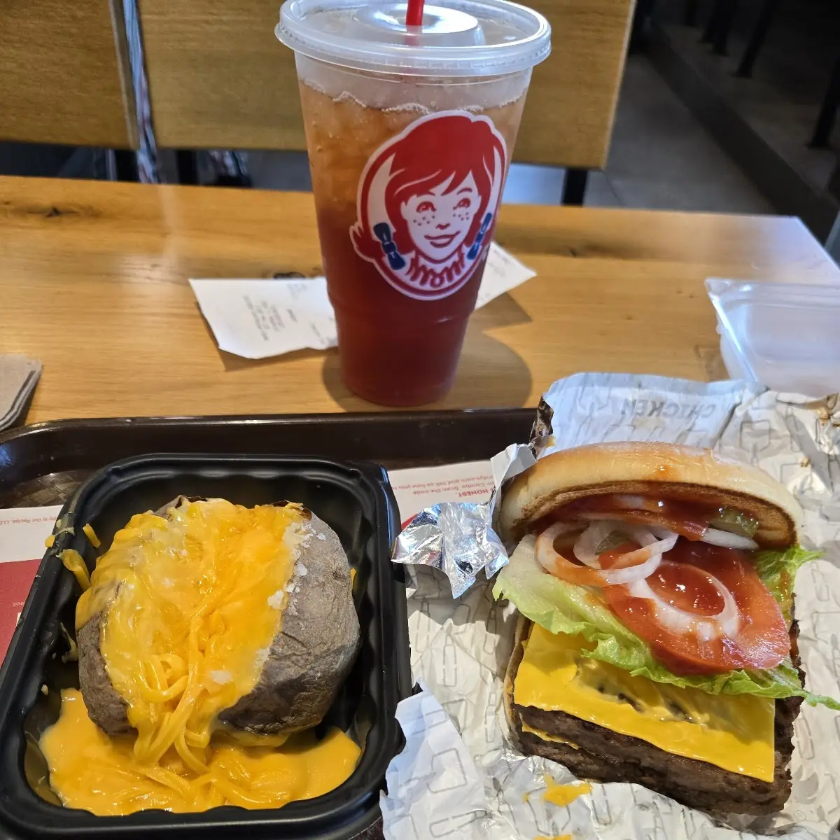 Dave's Double Cheeseburger Combo