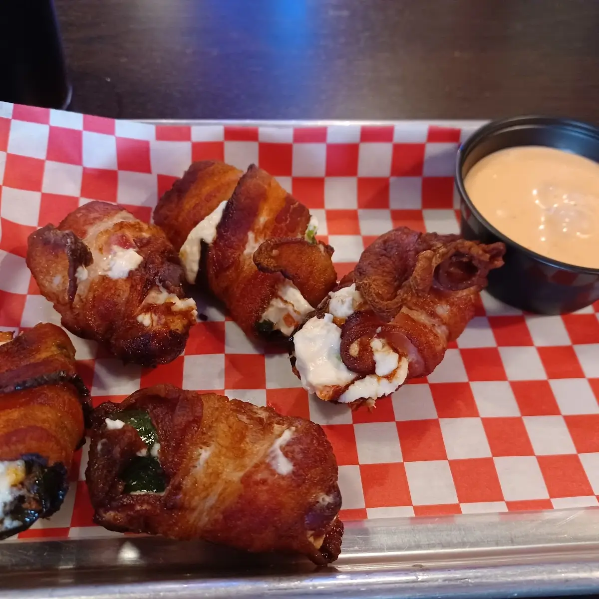 Bacon Wrapped Jalapeño Poppers