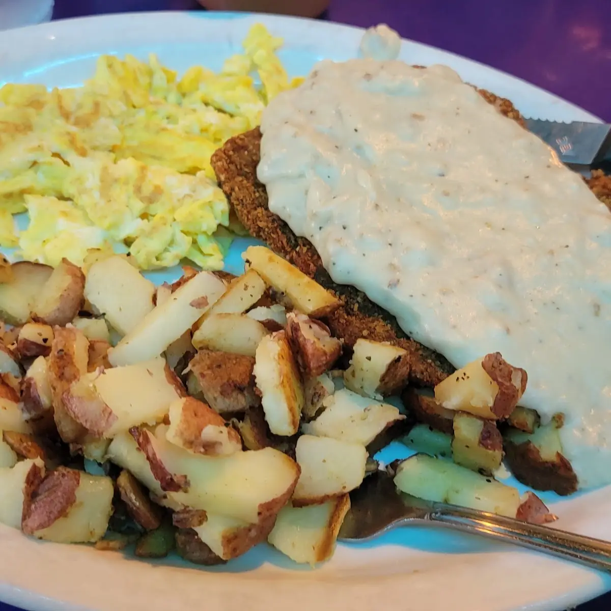 Chicken Fried Steak & Eggs