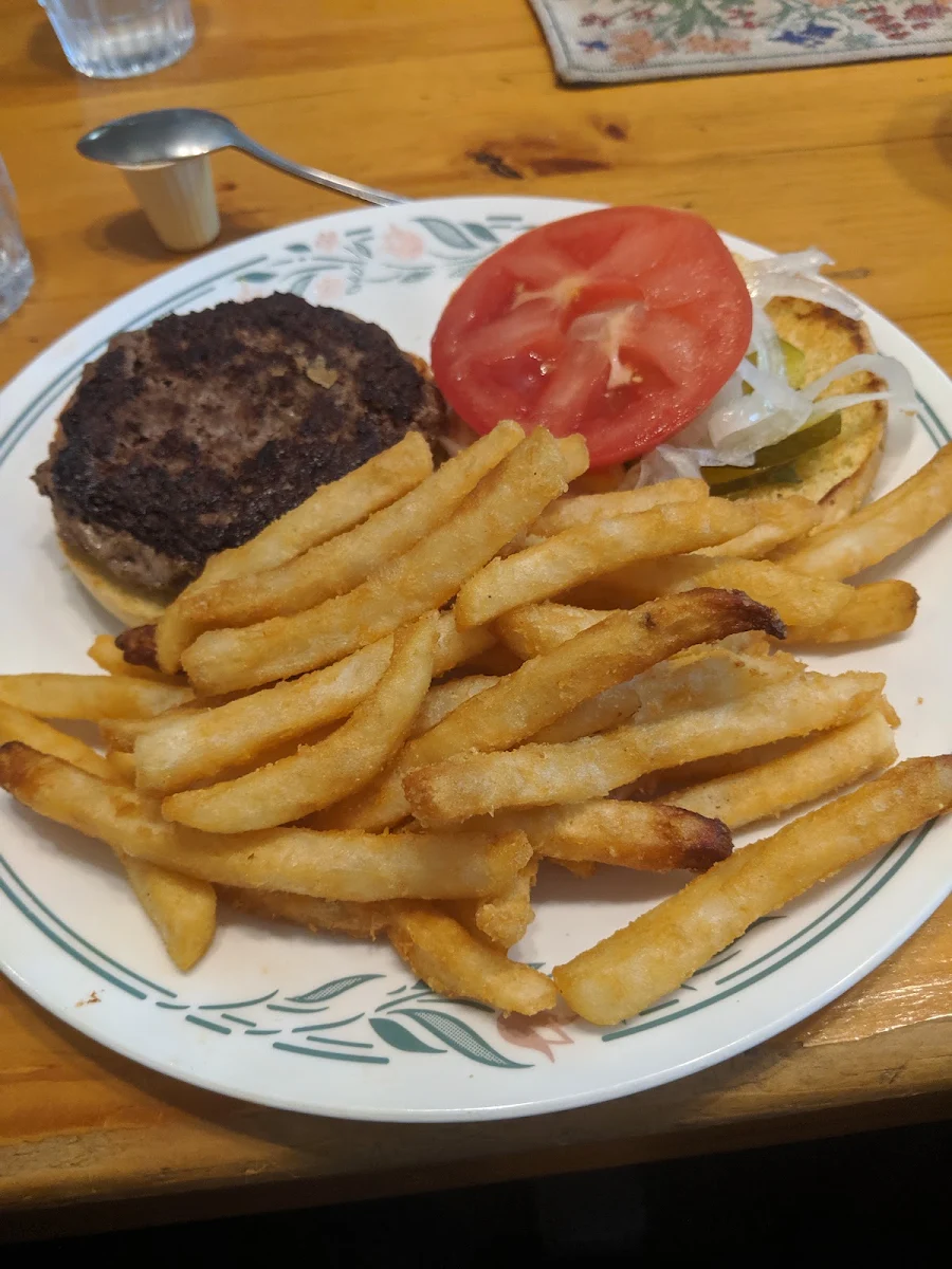 Burger and Fries