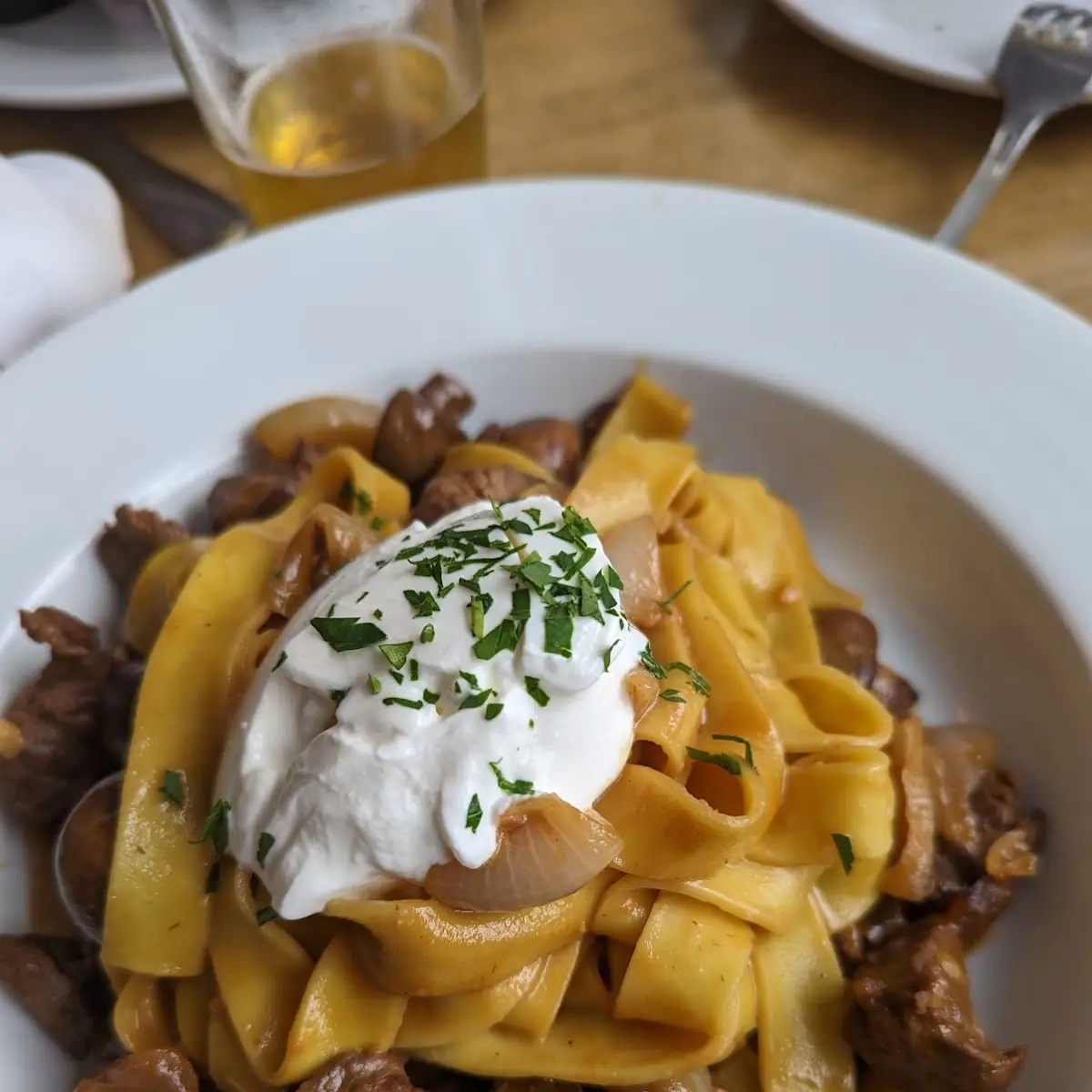 Filet Mignon Beef Stroganoff