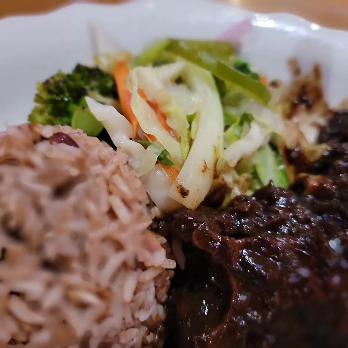 Rice Oxtail and Vegetables
