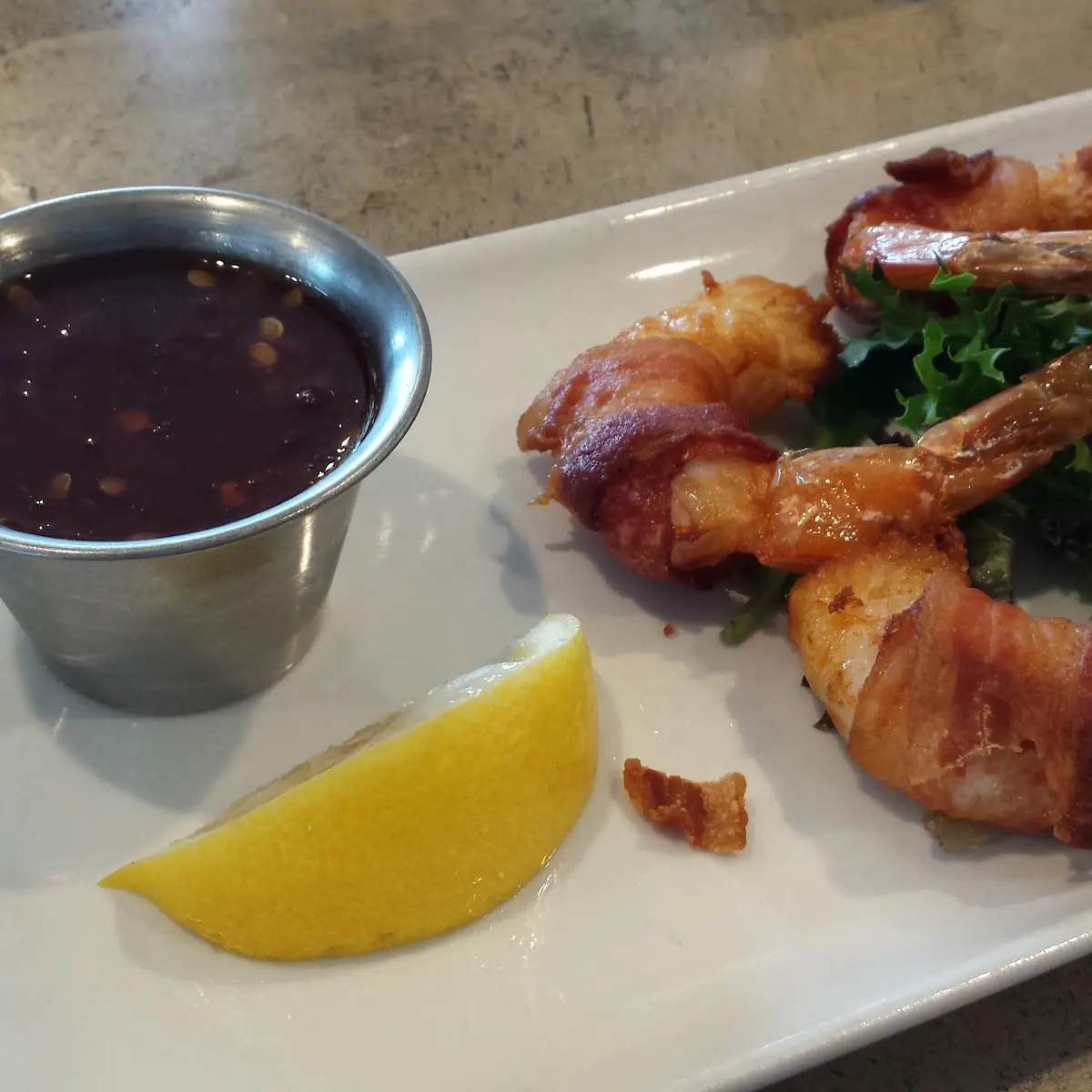 Bacon Wrapped Prawns