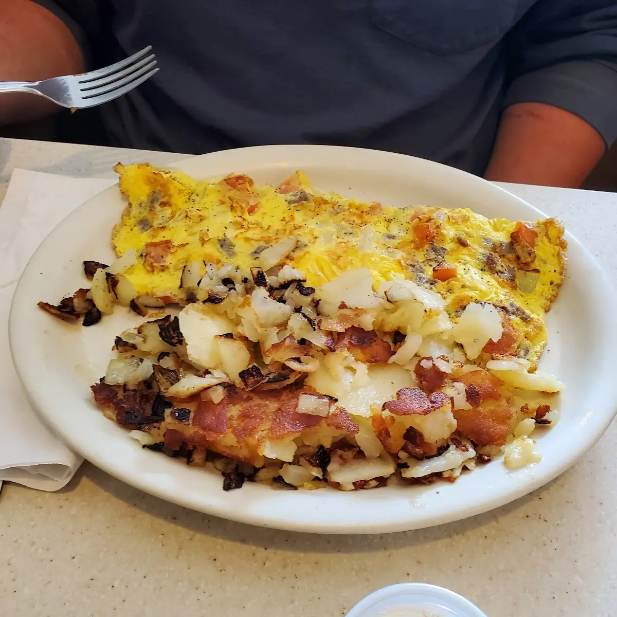 Eggs with Corned Beef Hash or Gyro Meat