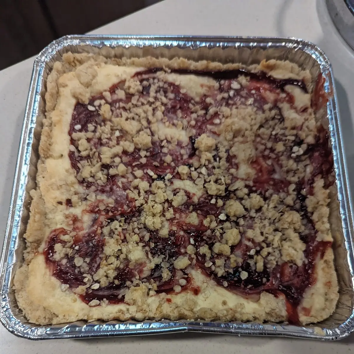 Raspberry Cheesecake Crumble
