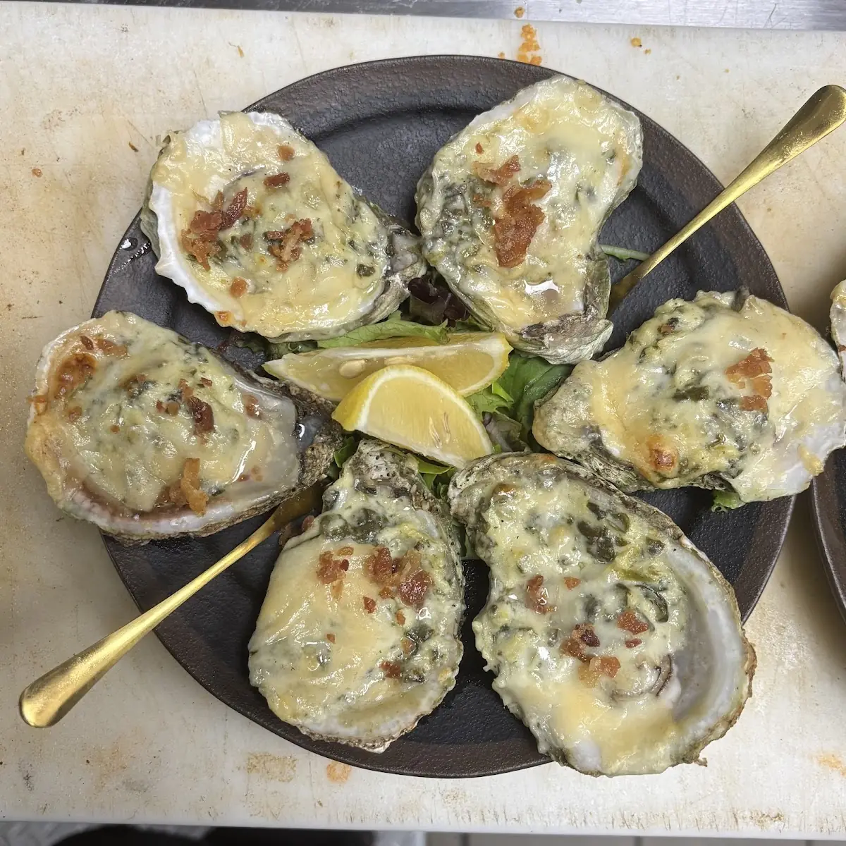 Oysters Rockefeller