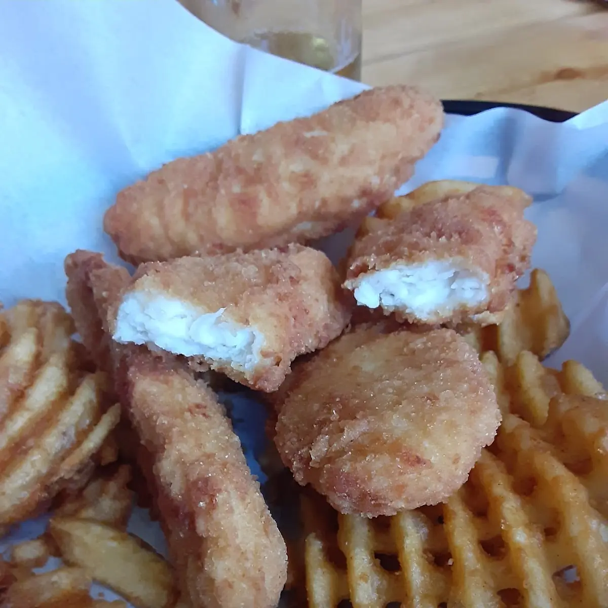 Chicken Tenders That Are Ground Nugget Texture